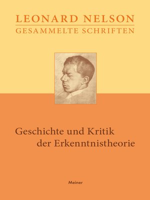 cover image of Geschichte und Kritik der Erkenntnistheorie